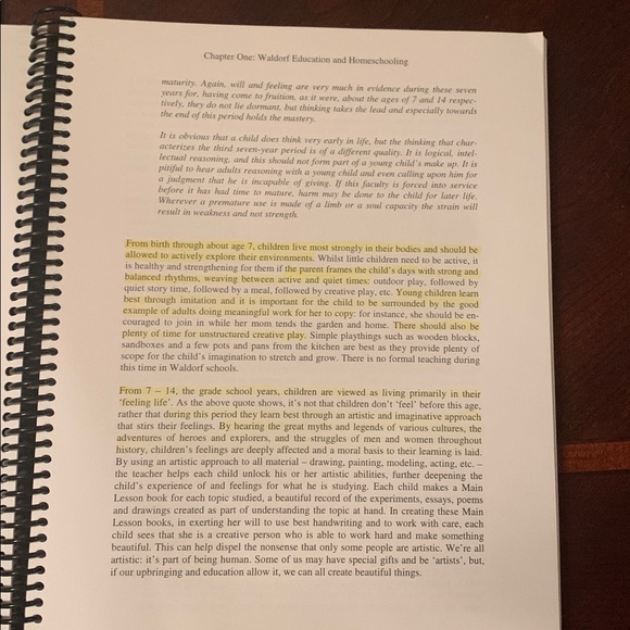 The Christopherus Waldorf Curriculum Overview Book - Picture 3 of 5